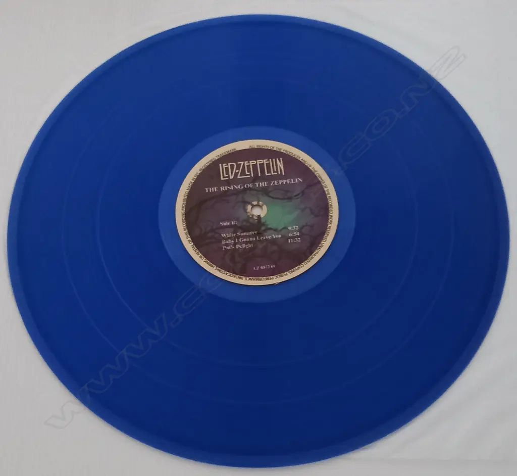 Led Zeppelin, The Rising Of The Zeppelin (Blue vinyl) Image 1++